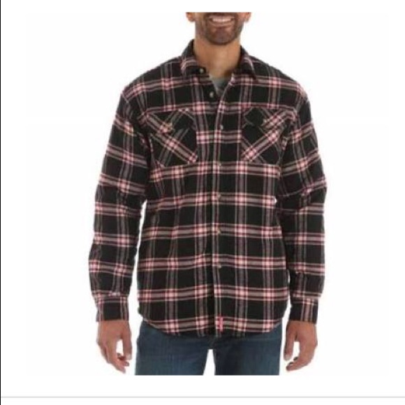 wrangler sherpa flannel